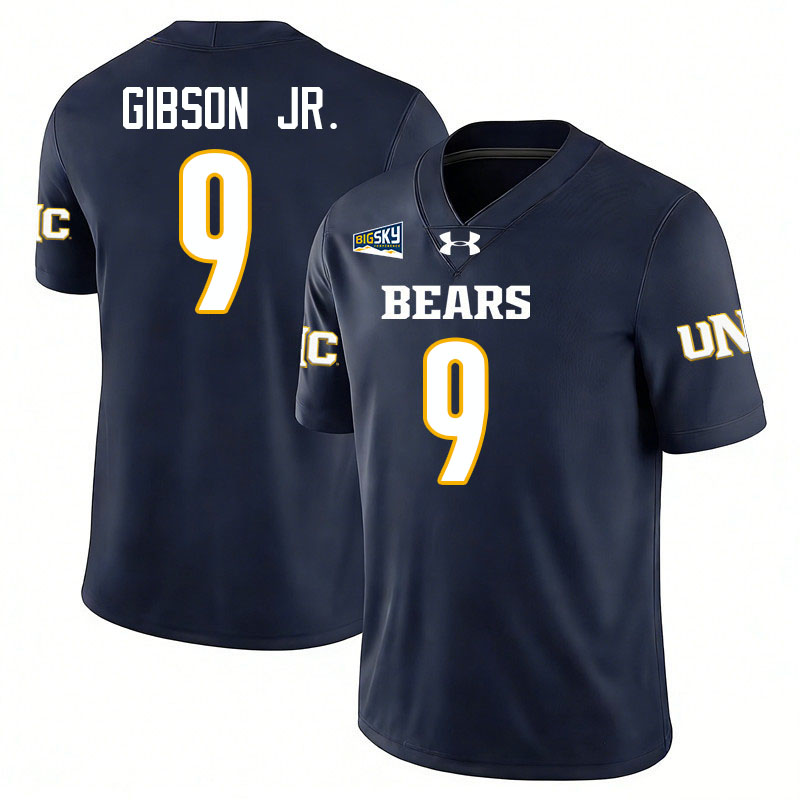 Northern Colorado Bears #9 Eric Gibson Jr. College Football Jerseys,Uniforms Stitched-Navy